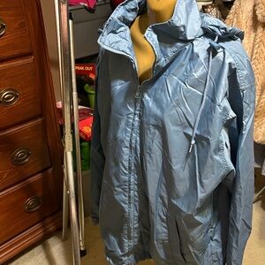 Haggar Jacket in Blue-windbreaker